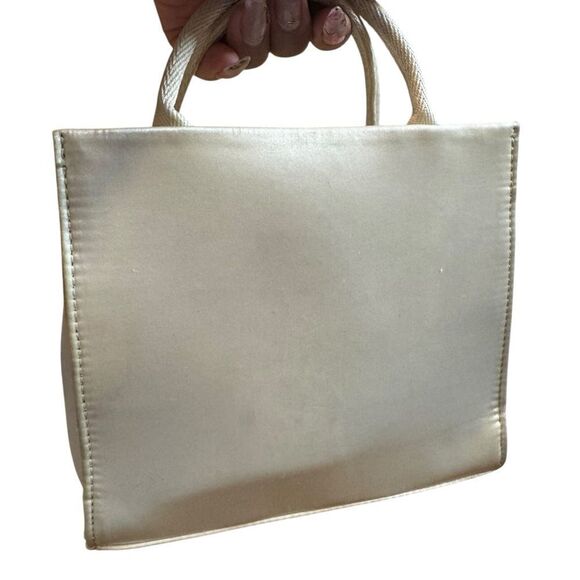 Brandon Blackwood White Cream End Systemic Racism ESR Tote Satin - Picture 5 of 12